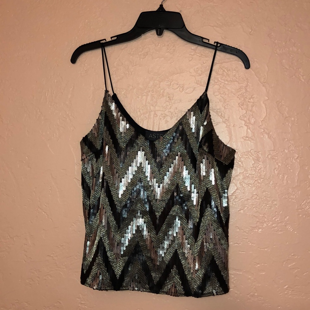Sequin Cami Top